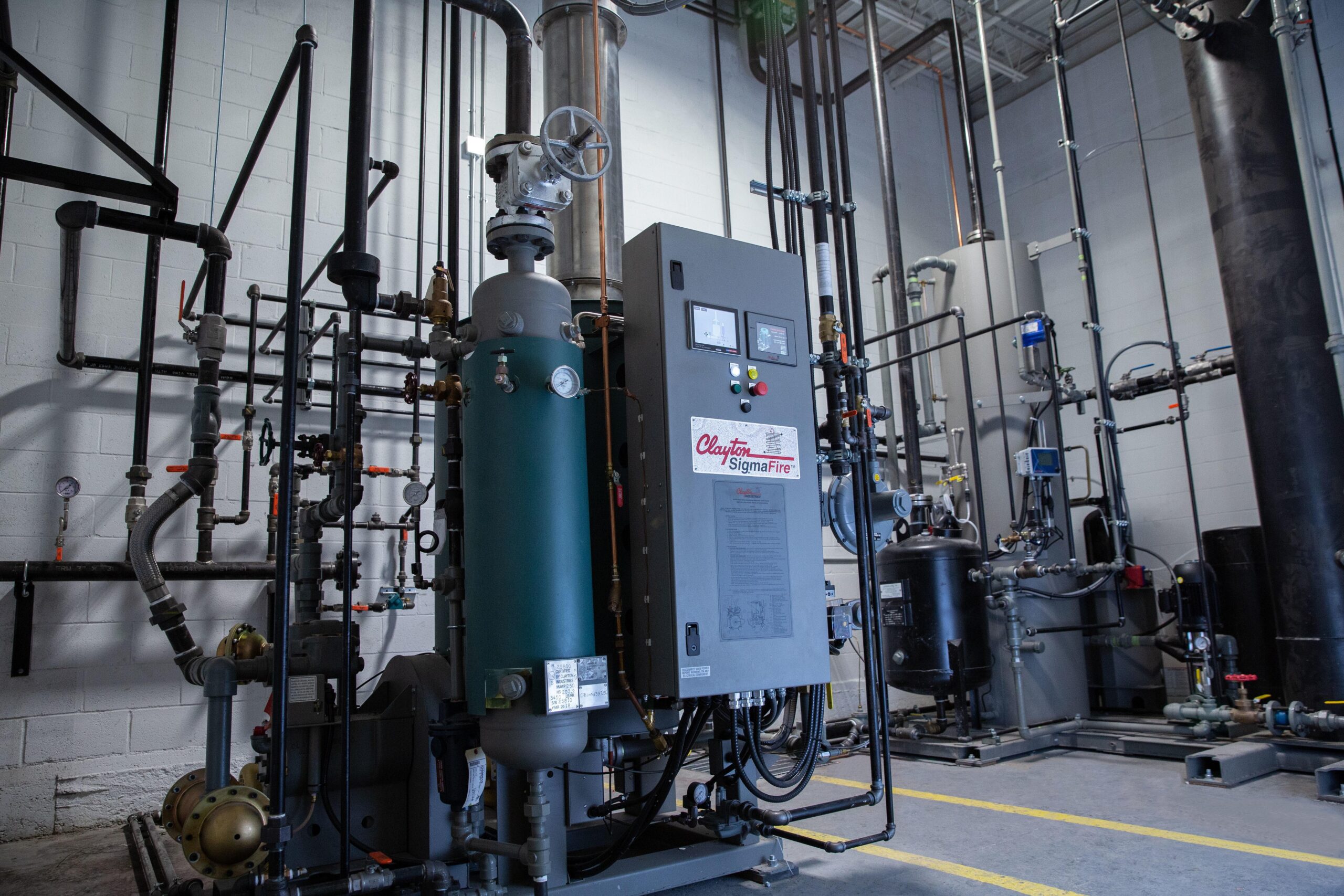 50-200 BHP- SigmaFire 1 Clayton Industries – Advanced Steam Boiler Technology Quebec Corrugation Plant 1 scaled Clayton Industries – Advanced Steam Boiler Technology